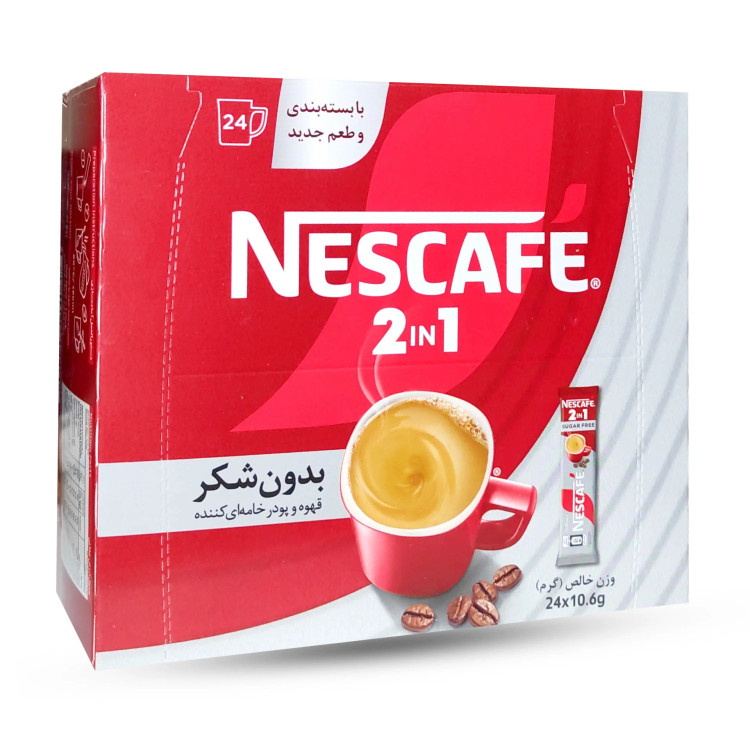 کافی میکس ۲در ۱ نستله بدون شکر ۲۴ عددی